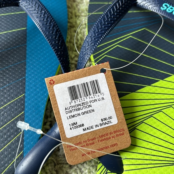 NWT Havaianas Mens Flip Flop - Picture 2 of 3